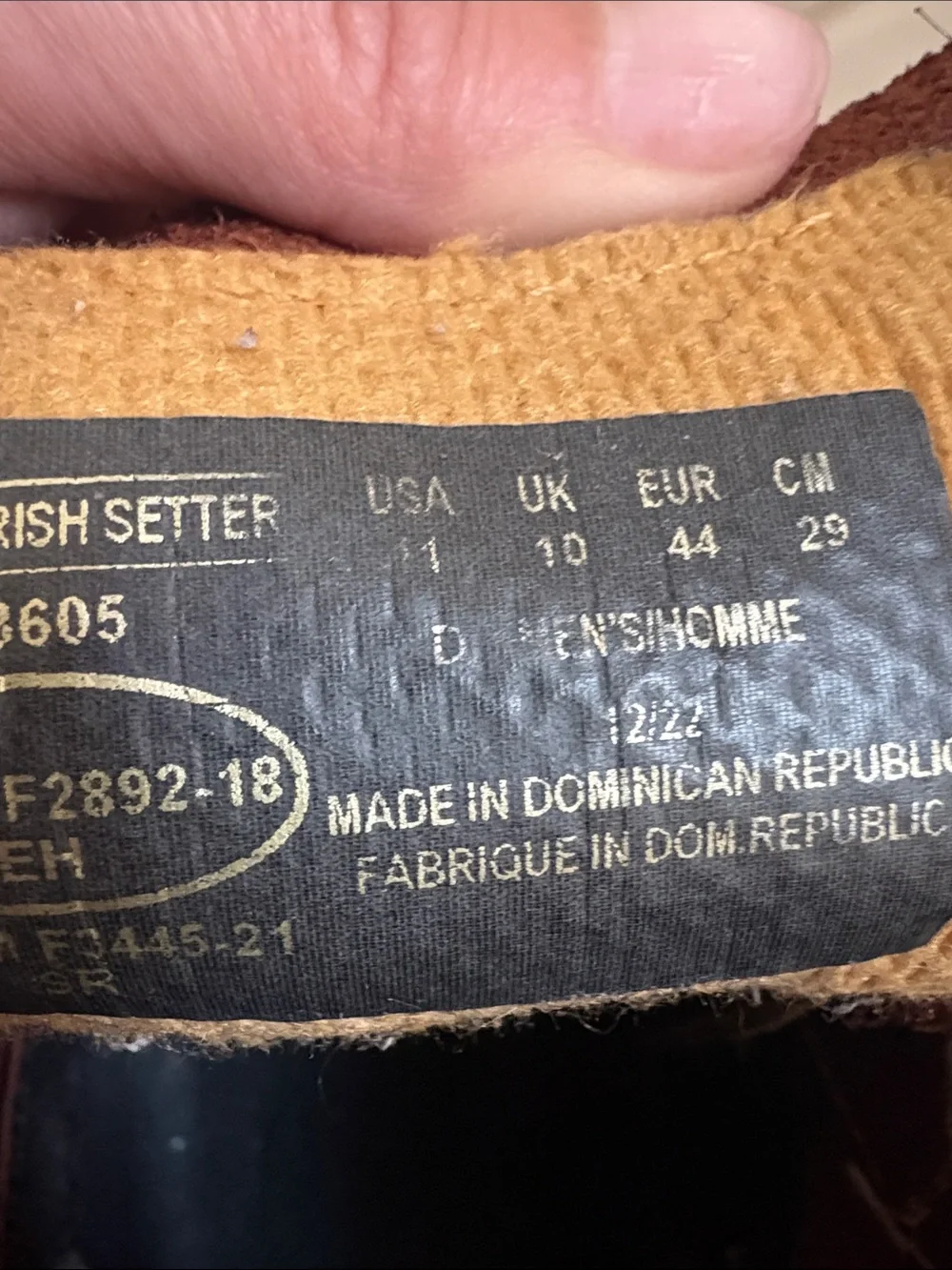 Irish Setter Brown Leather Moc Toe Lace-Up Boots